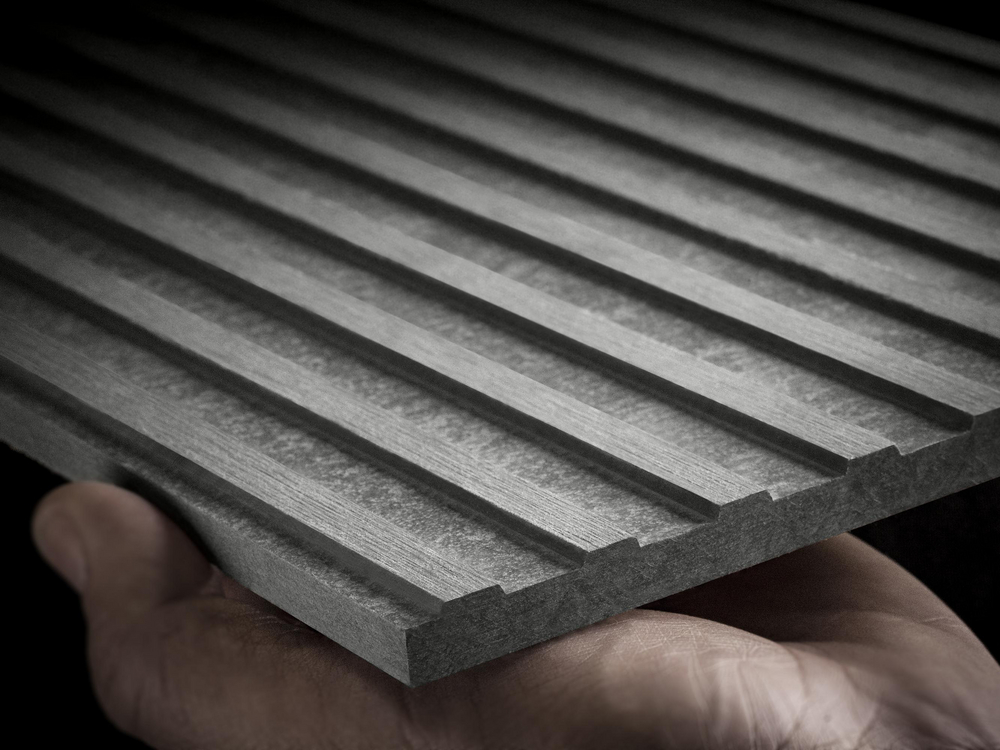 Panou 3D de fațada din fibrociment EQUITONE [linea]